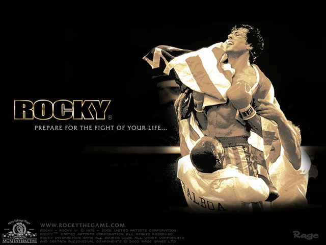 Rocky title screen for Xbox